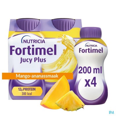 Fortimel Jucy Plus Mango Ananas 4x200ml 185085