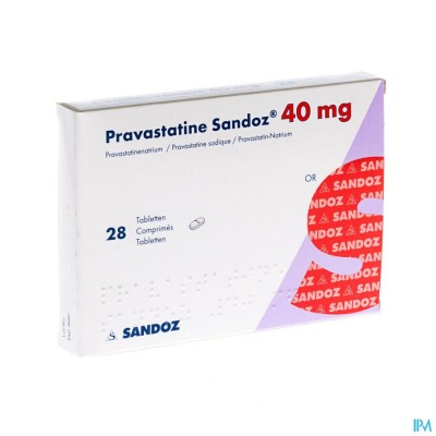 Pravastatine Sandoz 40mg Tabl 28