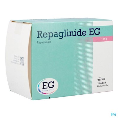 REPAGLINIDE EG 1,0 MG COMP 270