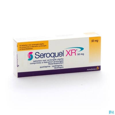 Seroquel Xr 50mg Comp 10 X 50mg