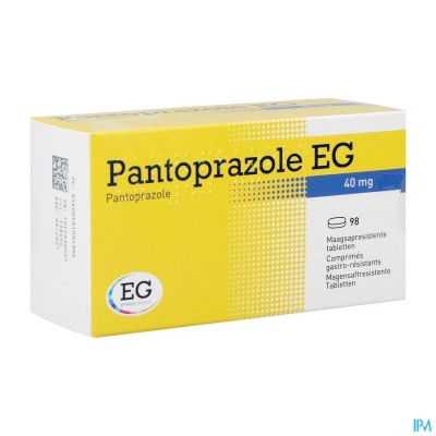 Pantoprazole EG 40Mg Maagsapresist.Tabl Blist 98