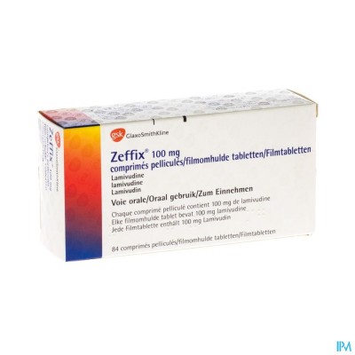 Zeffix Tabl 84 X 100mg