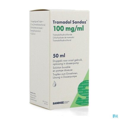 Tramadol 100mg/ml Sandoz Doseerpomp 50ml