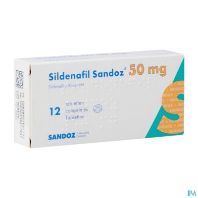 Sildenafil Sandoz 50mg Filmomh Tabl 12x 50mg