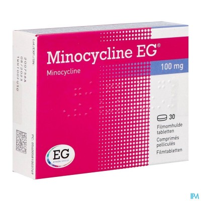 Minocycline EG 100 Mg Filmomh Tabl 30