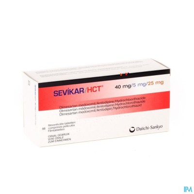 Sevikar Hct 40mg/5mg/25mg Filmomh Tabl 98