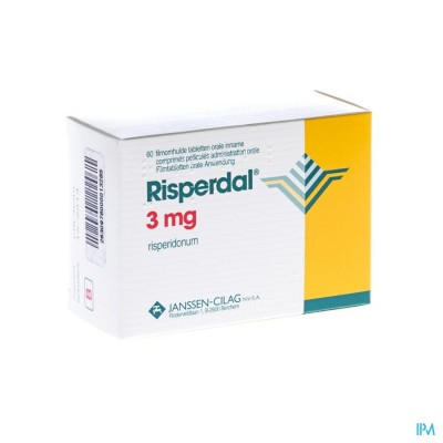 Risperdal 3mg Pi Pharma Comp 60 X 3mg Pip