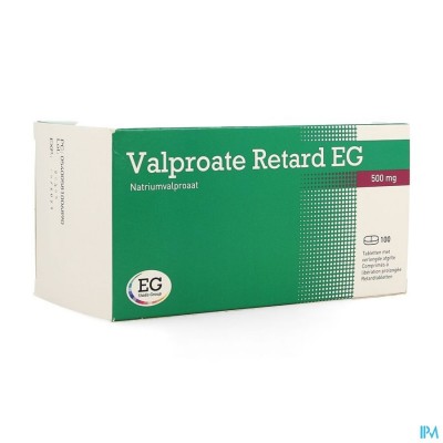 Valproate Retard EG 500Mg Verl Afgifte Tabl 100