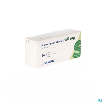 Sumatriptan Sandoz 50mg Comp 24