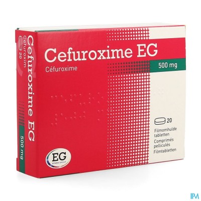 Cefuroxime EG 500Mg Filmomh Tabl 20 X 500Mg