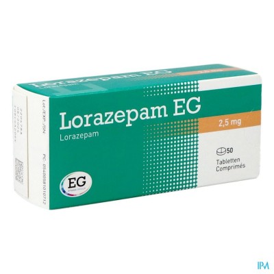 Lorazepam EG Comp 50X2,5Mg
