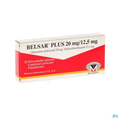 BELSAR PLUS 20 MG/12,5 MG FILMOMH TABL 28