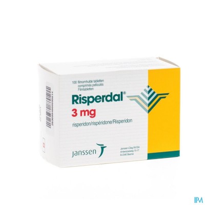 Risperdal 3mg Pi Pharma Comp 100 X 3mg Pip