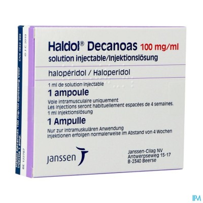 HALDOL DECANOAS AMP 1 X 1 ML 100 MG/ML