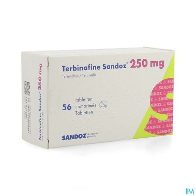 Terbinafine Sandoz Comp 56 X 250mg