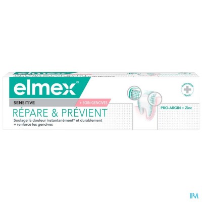 Elmex Sensitive Tandpasta Plus Herstel&prevent75ml