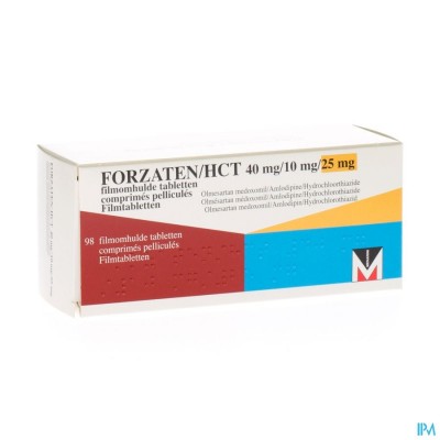 Forzaten/hct 40mg/10mg/25mg Filmomh Tabl 98