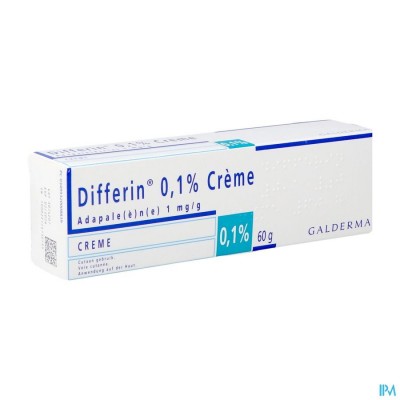 Differin 0,1 % Creme Tube 60g