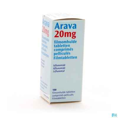 Arava 20mg Filmomh Tabl 100 X 20mg