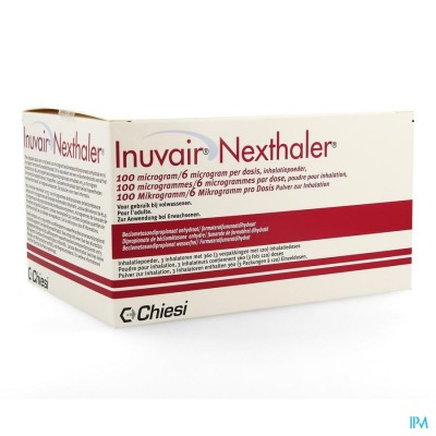 Inuvair 100/6mcg Nexthaler Doses 3x120