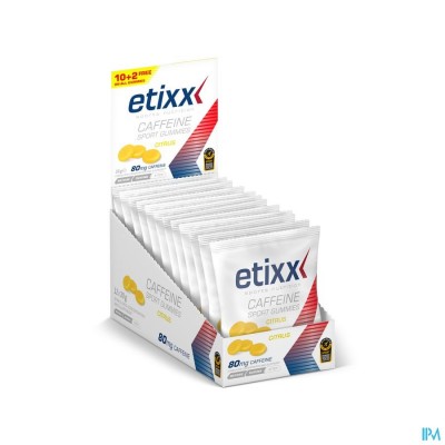 Etixx Caffeine Sport Gummies 12x30g