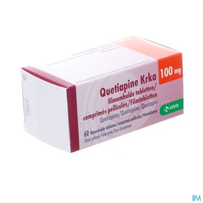 Quetiapine Krka 100mg Filmomh Tabl 60