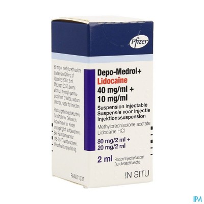 Depo-medrol Lidoc 80mg Vial 40mg/ml 1 X 2ml