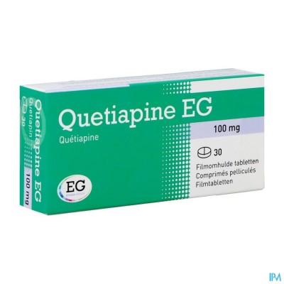 Quetiapine EG Filmomh Tabl 30X100Mg