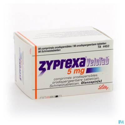 Zyprexa Velotab 5mg Comp Orodisp 98 X 5mg