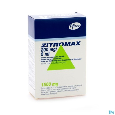 Zitromax Susp Per Os 37,5ml 200mg/5ml