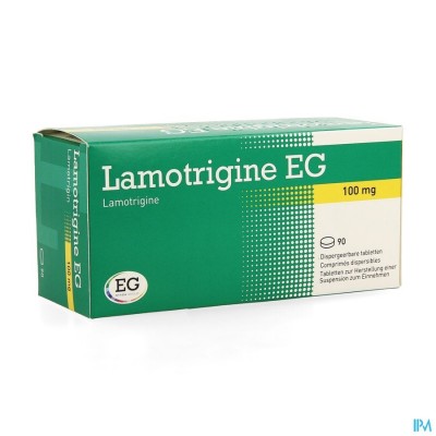 Lamotrigine EG 100Mg Tabl Disp 90X100Mg