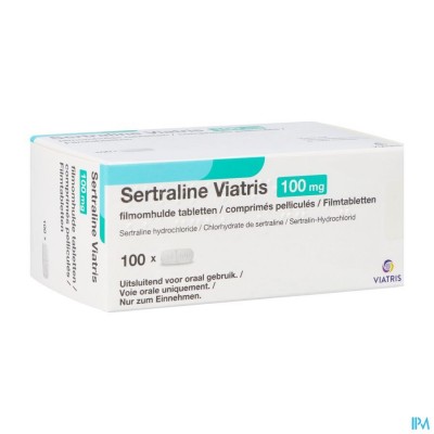 Sertraline Viatris 100mg Tabl 100