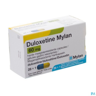 Duloxetine Mylan Maagsapresist Caps 28x60mg