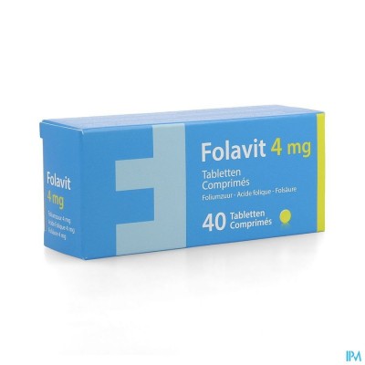 Folavit 4mg Comp 40 X 4mg Nf Verv.1351394