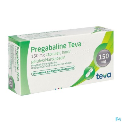 Pregabaline Teva 150mg Caps Hard 56 X 150mg