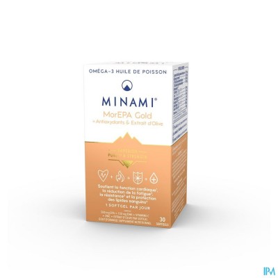 MINAMI MOREPA SMART FATS GOLD SOFTGELS 30