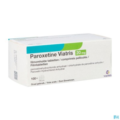 Paroxetine Viatris 20mg Tabl 100 Blister