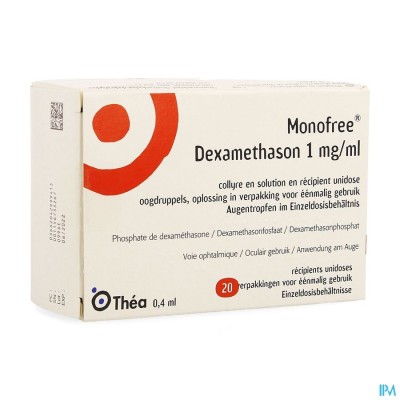 Monofree Dexamethason 1mg/ml 20 Ud X 0,1 %