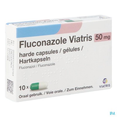 Fluconazole Viatris 50mg Caps 10