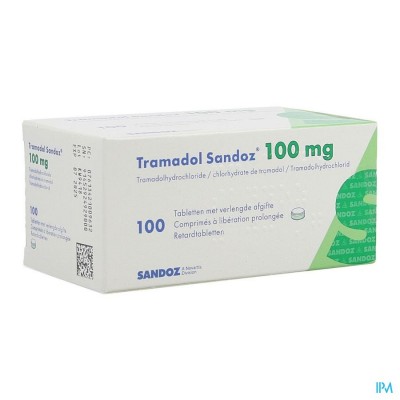 Tramadol 100 Sandoz Tabl Verl Afgifte 100 X 100mg