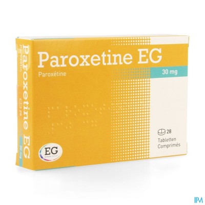 Paroxetine EG Tabl 28X30Mg