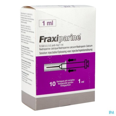Fraxiparine Ser 10 X 1,0ml 9500 Ui Axa