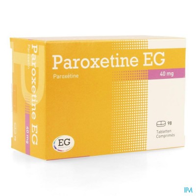 Paroxetine EG Tabl 98X40Mg