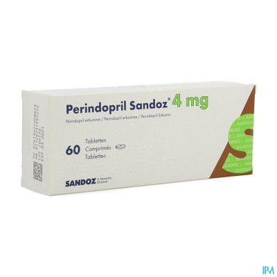 Perindopril Sandoz 4mg Sandoz Comp 60 X 4mg