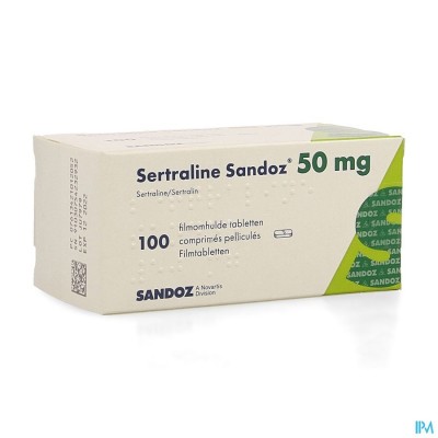 Sertraline Sandoz Comp 100 X 50mg