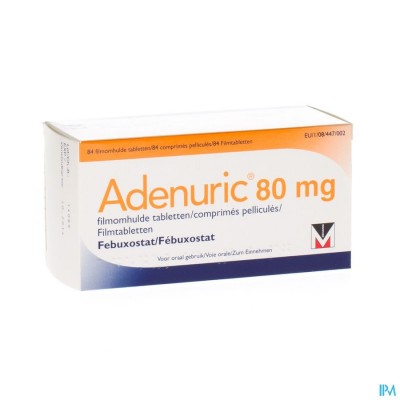 Adenuric 80mg Filmomh Tabl 84 X 80mg