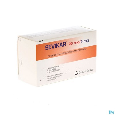 Sevikar 20mg/5mg Filmomh Tabl 98