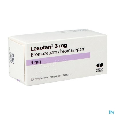 Lexotan 3mg Comp 50x 3mg