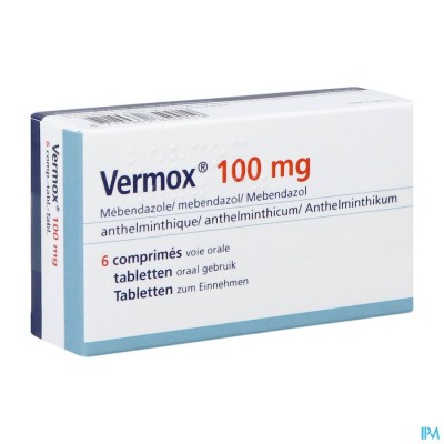 Vermox Orifarm 100mg Tabl 6 Pip