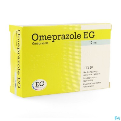 Omeprazole EG 10Mg Maagsapresist Caps Bl 28X10Mg